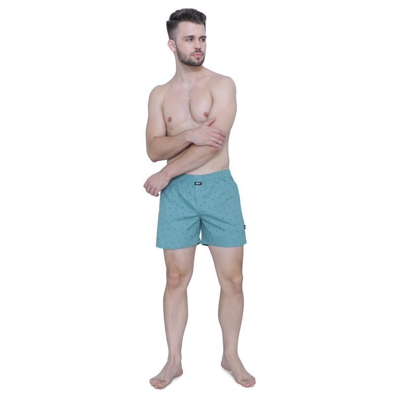RENZ Super Combed Cotton Carbon Finish Printed Boxers (M)