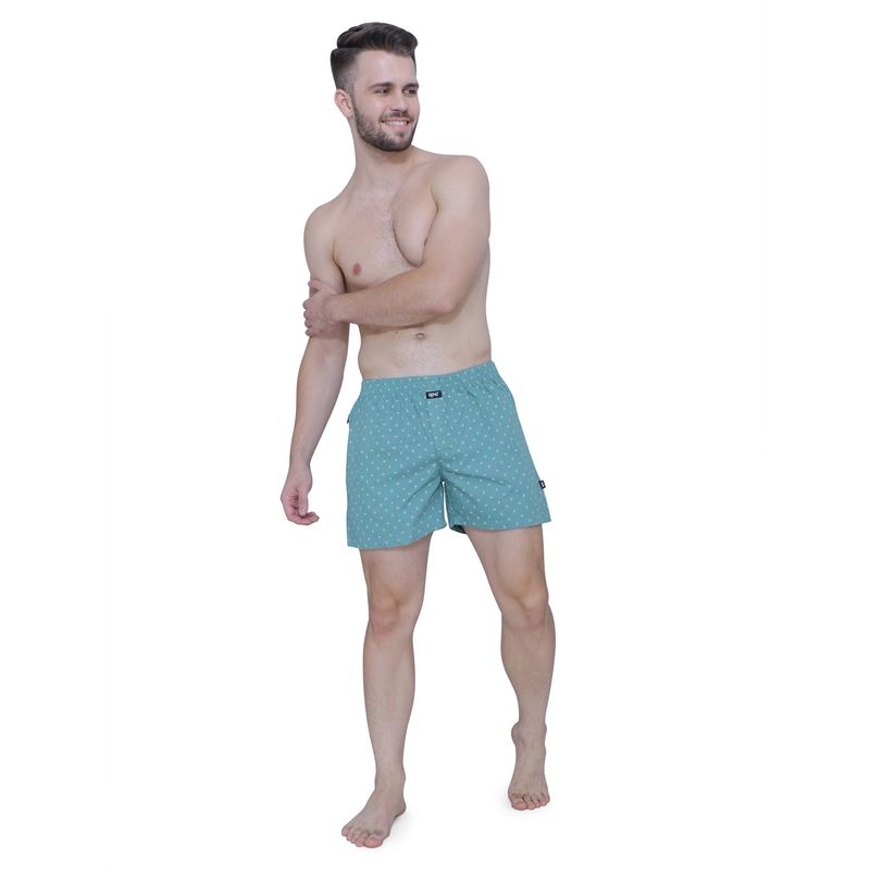 RENZ Super Combed Cotton Carbon Finish Printed Boxers (M)