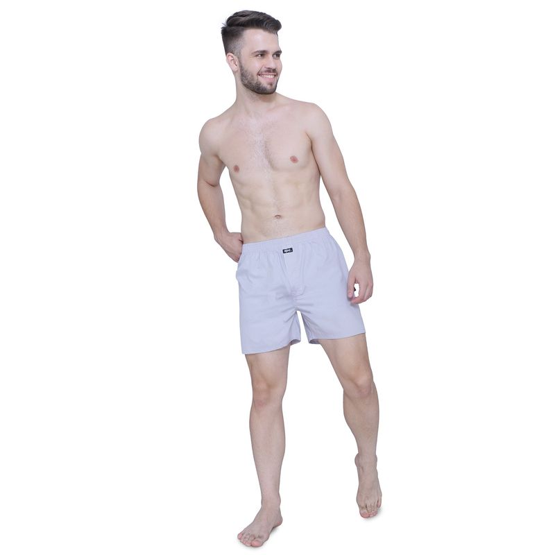 RENZ Super Combed Cotton Carbon Finish Solid Boxers (L)