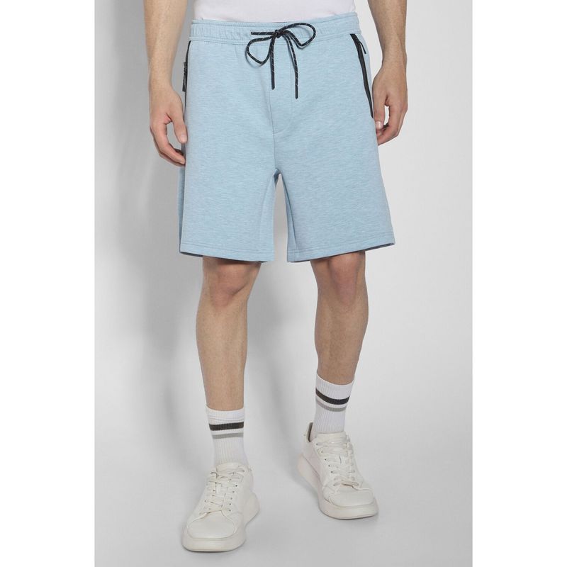 American Eagle Men Blue 24/7 8 Inches Jogger Blue Shorts (28)