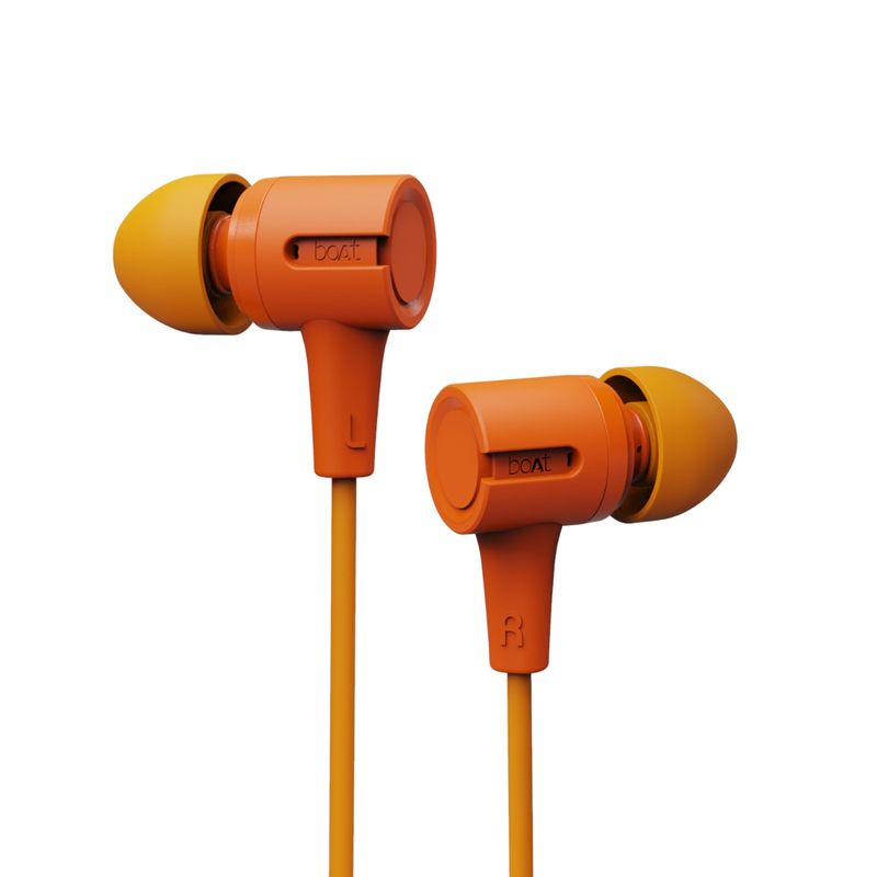 Buy Boat Mint Orange Bassheads 102 Headphones Online
