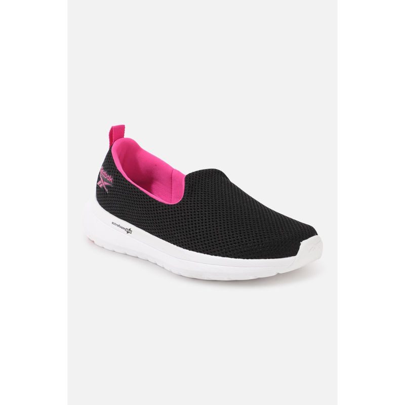 Reebok Womens Inbound Slip On Walking Shoes Black (UK 6)