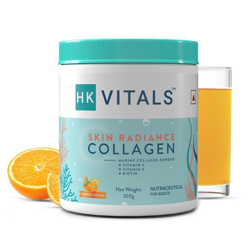 HealthKart Hk Vitals Skin Radiance Collagen Supplement With Biotin - Orange