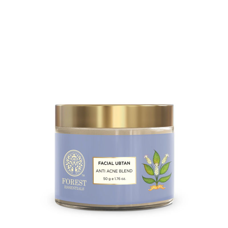 Forest Essentials Facial Ubtan Anti Acne Blend Multani Mitti Ayurvedic Face Pack With Neem For Acne