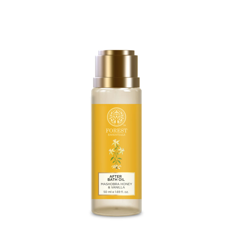 Forest Essentials After Bath Oil Mashobra Honey & Vanilla - Ayurvedic Nourishing After Shower Oil