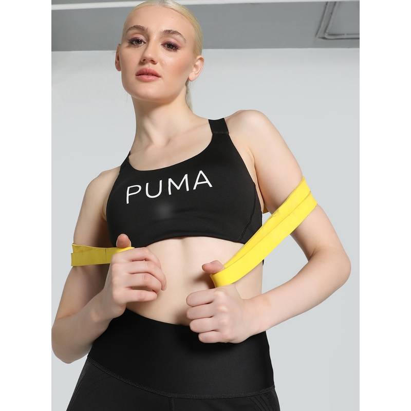 Puma 4Keeps Ever Sculpt Womens Black Sports Bra (XL)