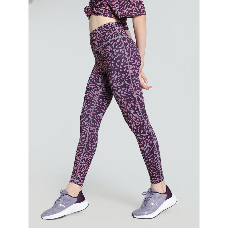 Puma Train Fav How 7/8 Womens Purple Tights (XL)
