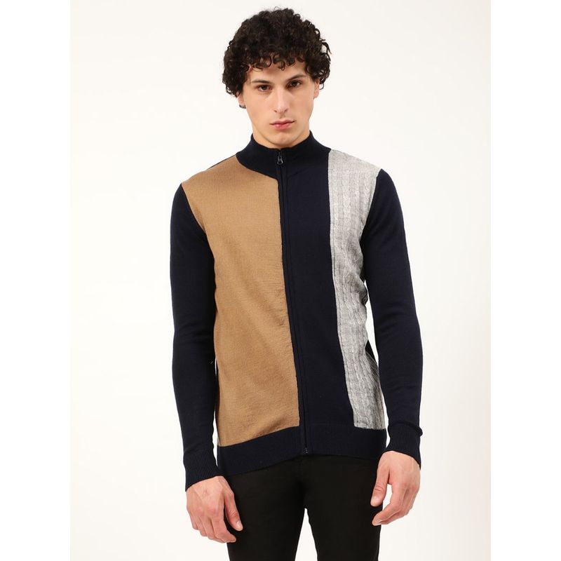 HARSAM Men Multi Solid Sweater (S)