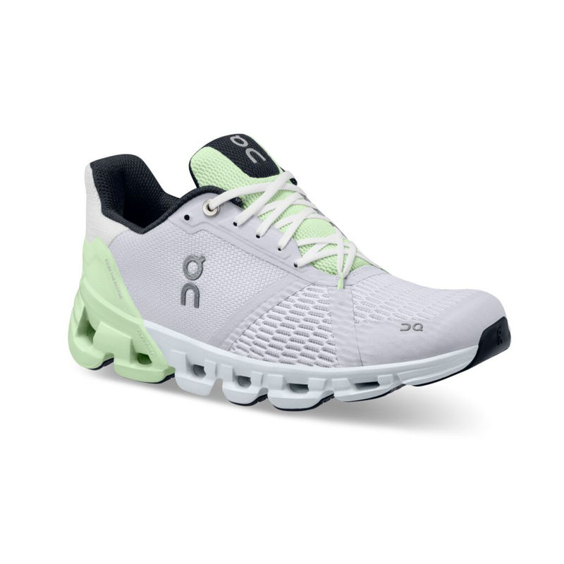 On Cloudflyer 3 W Off White Meadow Green Running Shoes (UK 3)