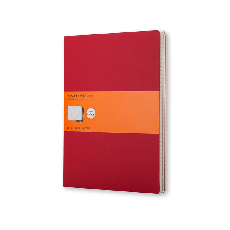 MOLESKINE Cahier Extra Large Soft Cover Journals Ruled (Pack Of 3