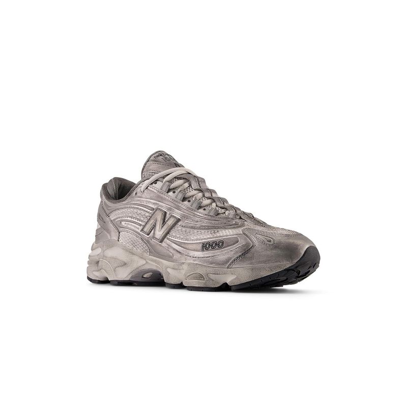 New Balance Unisex M1000Ig Silver Metallic Sneakers (UK 8)