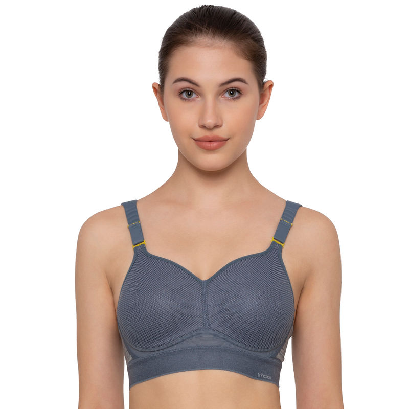 Triumph Triaction Hybrid Lite Spacer Cup Extreme Support Bounce Control Sports Bra - Grey (32D)