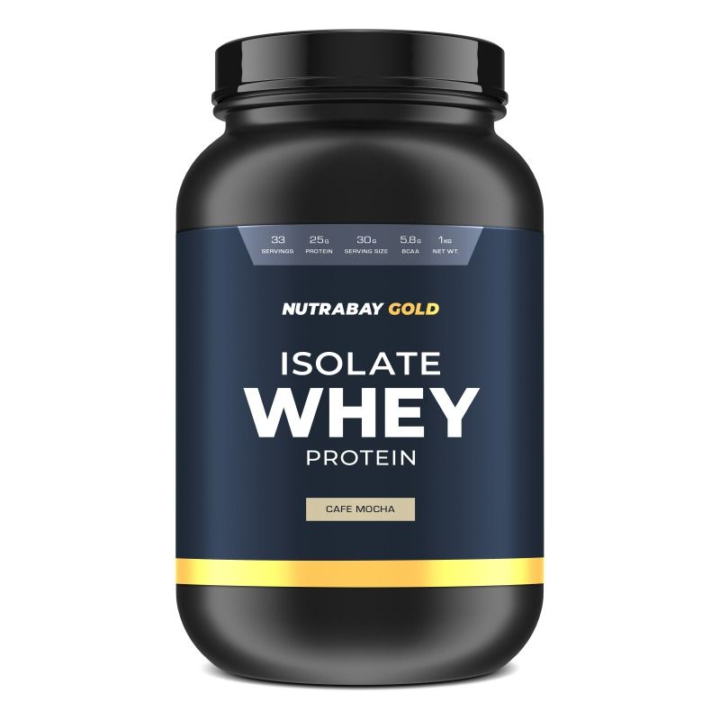 Nutrabay Gold 100% Whey Protein Isolate - Cafe Mocha