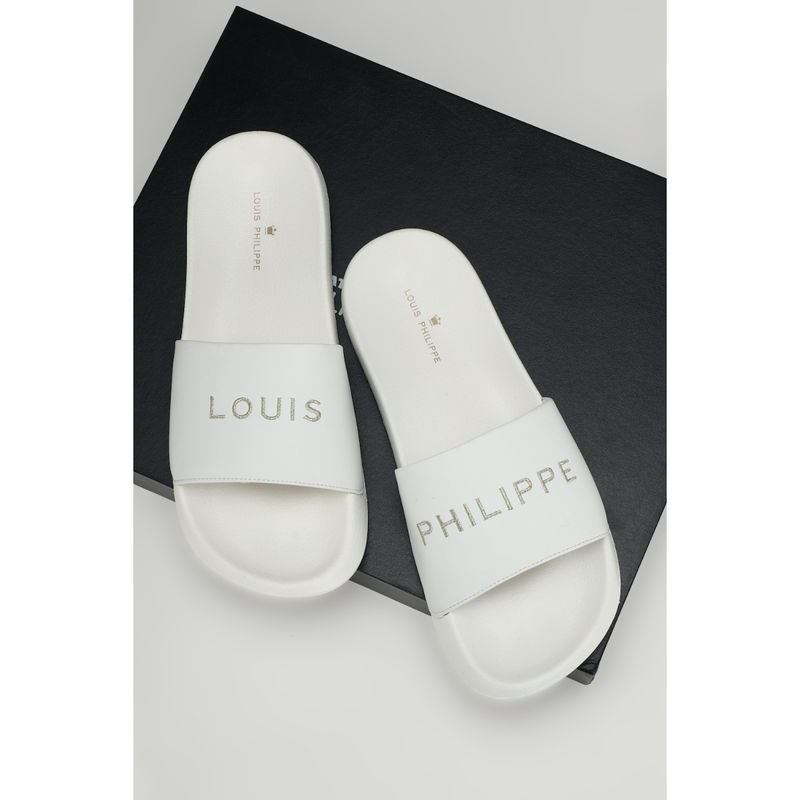 Louis Philippe White Flipflops (UK 6)