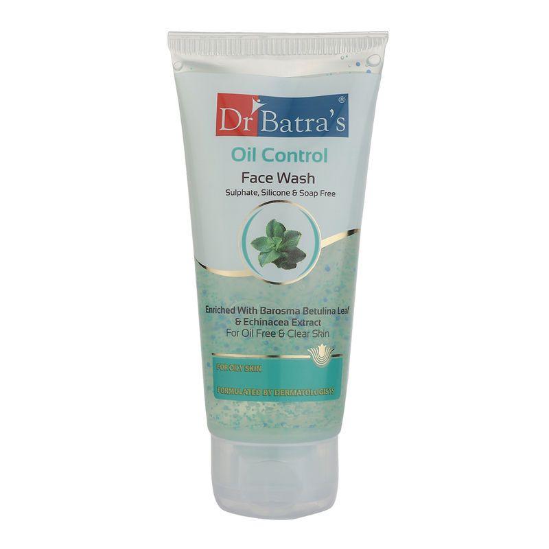 Dr Batra's Oil Control Face Wash Sulphate, Silicone & Soap Free,Get clear Skin & gentle skin