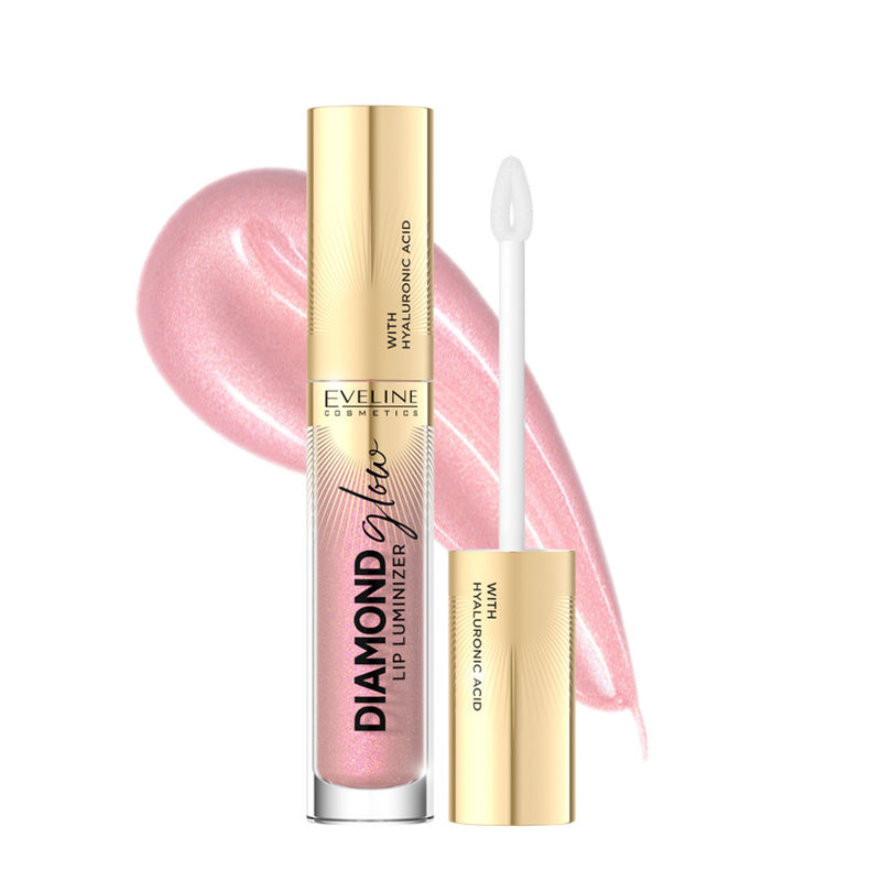 Eveline Cosmetics Lip Gloss Diamond Glow Lip Luminizer - 08 Honey Glam