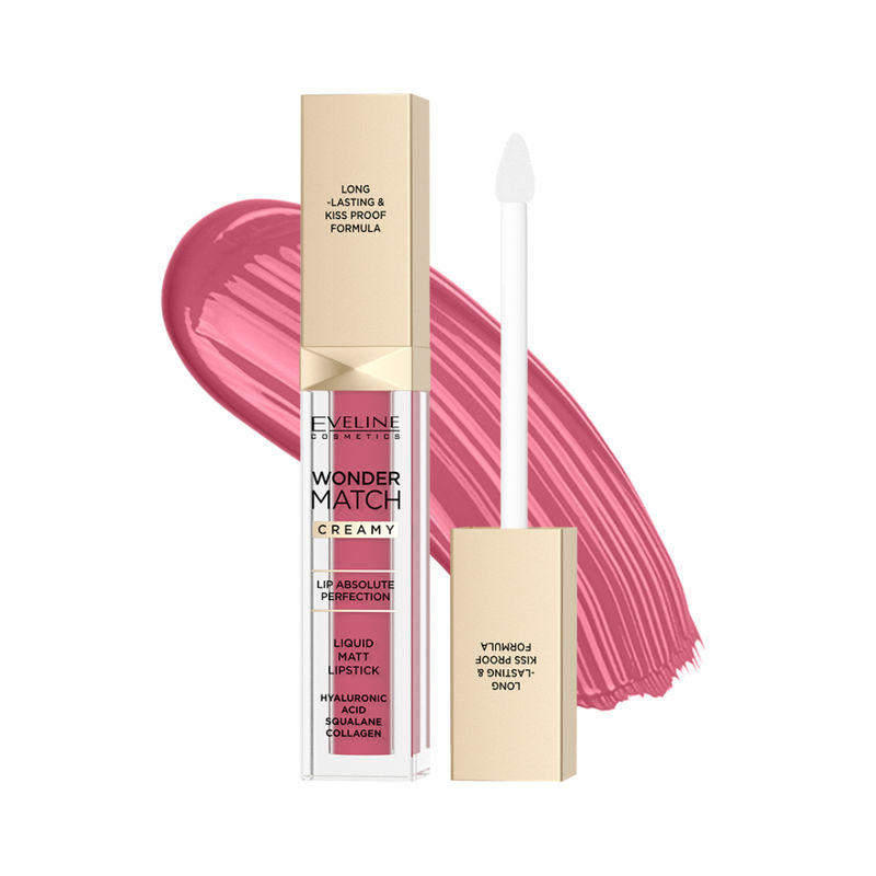 Eveline Cosmetics Wonder Match Creamy Liquid Matt Lipstick - 03 Mauve