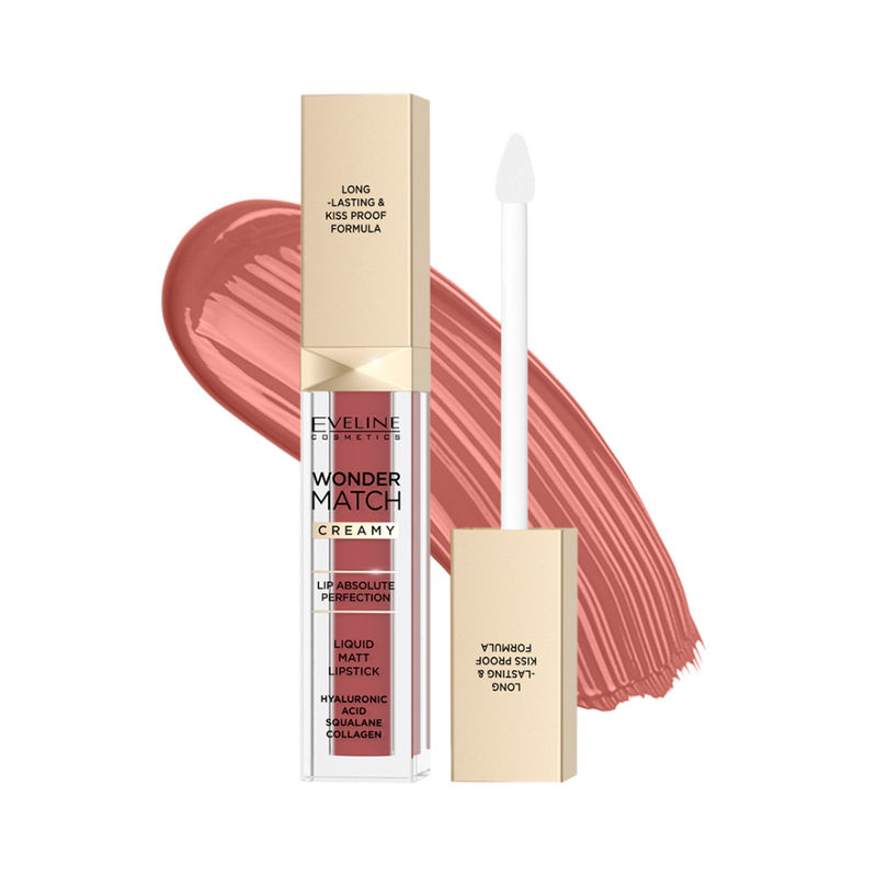 Eveline Cosmetics Wonder Match Creamy Liquid Matt Lipstick - 07 Toffee