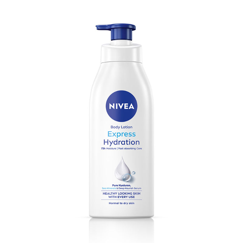 NIVEA Express Hydration BODY LOTION with Sea Minerals - 5 in 1 COMPLETE CARE for 48H Moisturization