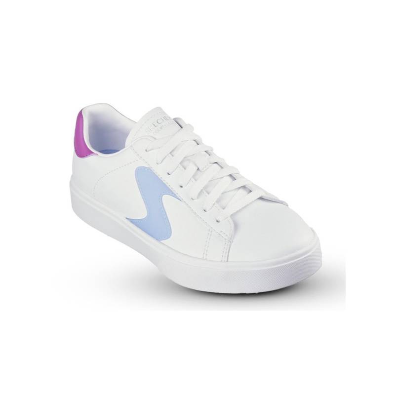 SKECHERS Women EDEN LX SOFT Running Shoes - White (UK 3)