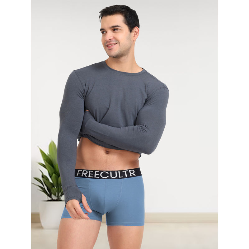 FREECULTR Men's Powder Blue Organic Cotton Trunk (XL)