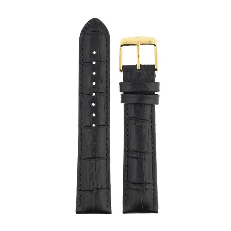 Titan 20 mm Black Genuine Leather Strap for Men NF1610175020G/P: Buy ...