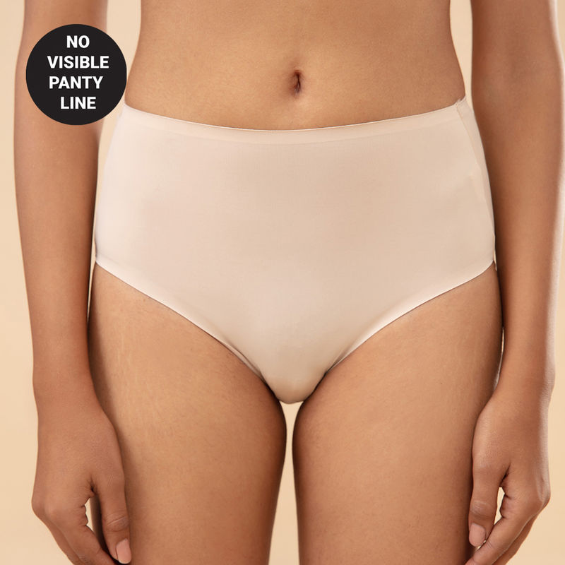 Buy Nykd by Nykaa Bonded No VPL Full brief Panty NYP210 Nude Online