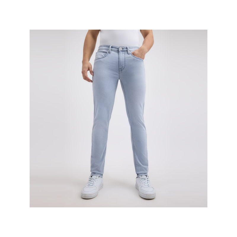 Pepe Jeans Men Blue Mid Rise Gym Indigo Jeans (28)