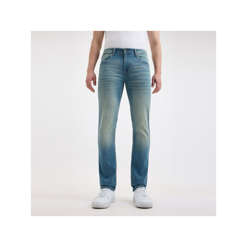 Pepe Jeans Men Blue Slim Fit Mid Rise Jeans (28)