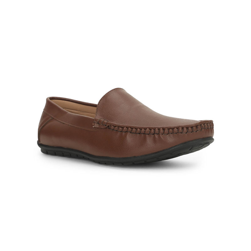 Bata Men Casual Brown Loafer Style with Comfort & Elegance (UK 7)