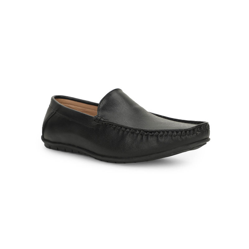 Bata Men Casual Black Loafer Style with Comfort & Elegance (UK 9)