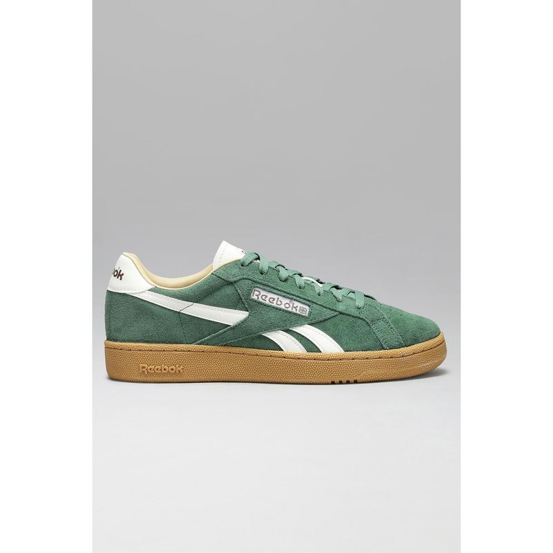 Reebok Mens Club C Grounds UK Green Classics Sneakers (UK 6)