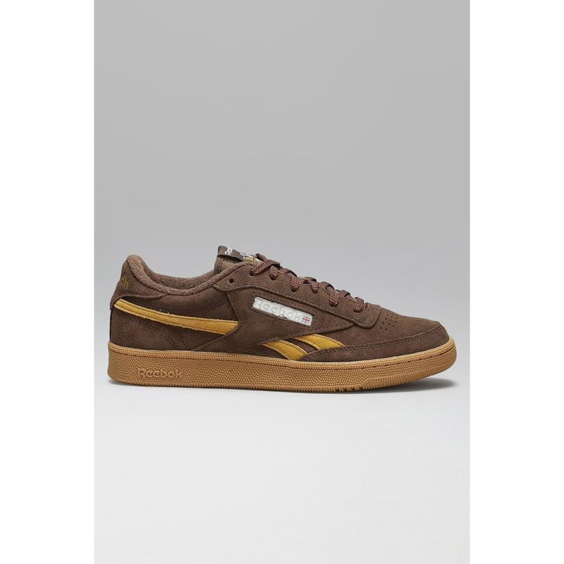 Reebok Mens Club C Revenge Vintage Brown Classics Sneakers (UK 10)