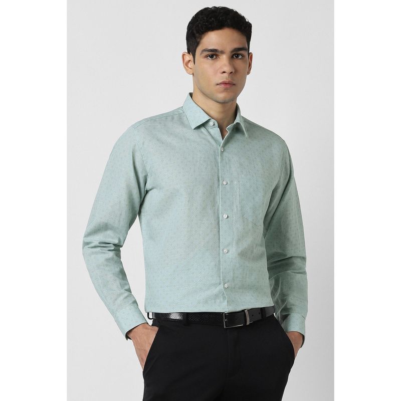 Van Heusen Green Shirt (42)