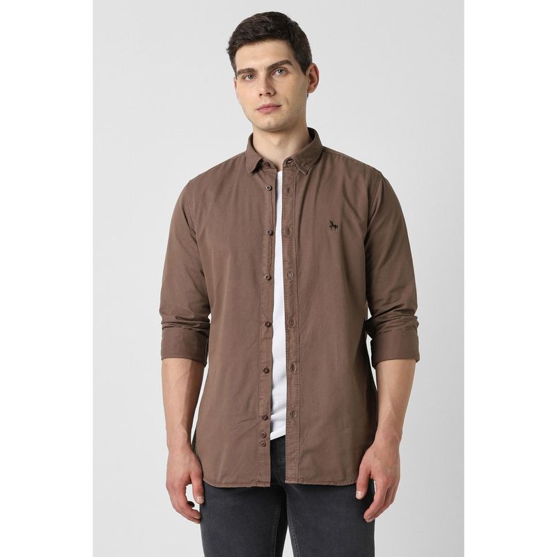 Van Heusen Brown Shirt (40)
