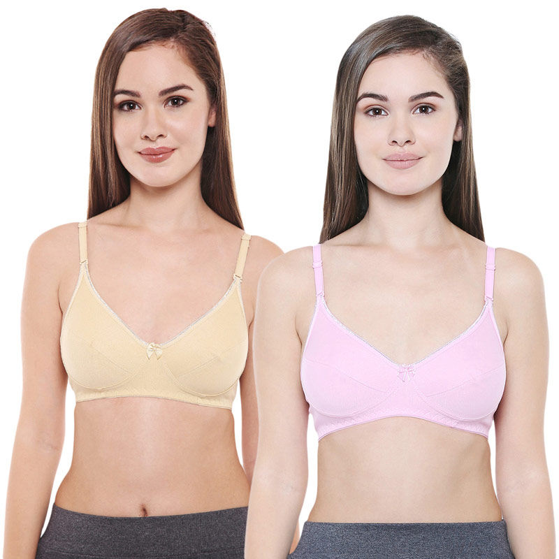 Bodycare Pack Of 2 Premium Perfect Coverage Bra Multi Color Buy