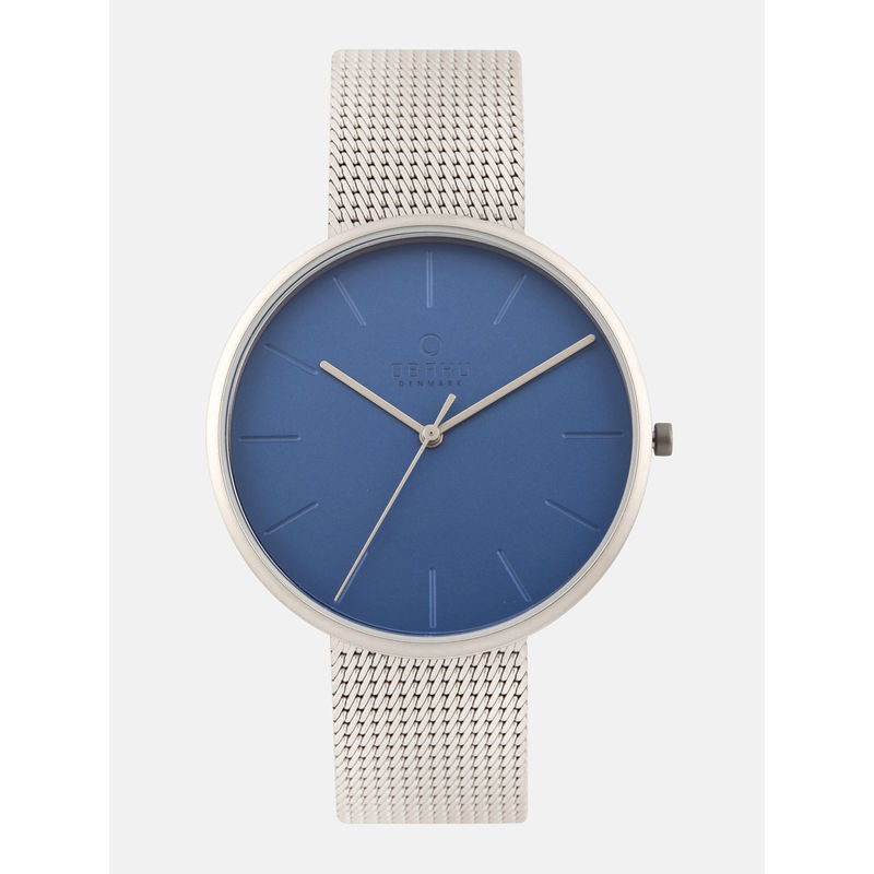 Obaku Punkter Ocean - Blue Dial IP Blue Steel Gents Watch V296GXSLML main image 0