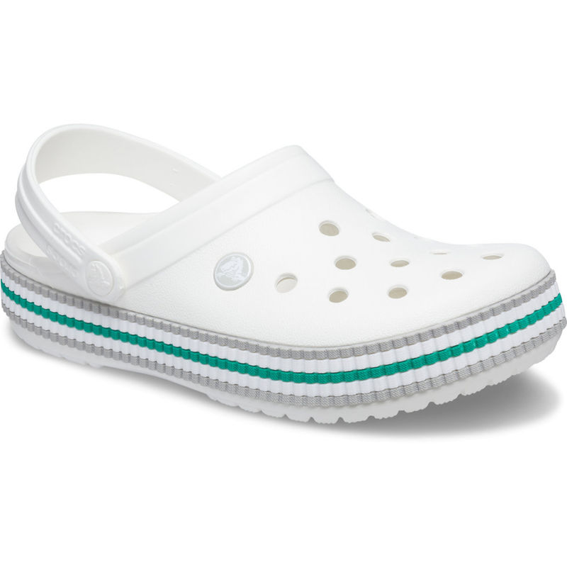 Crocs with white stripe deals