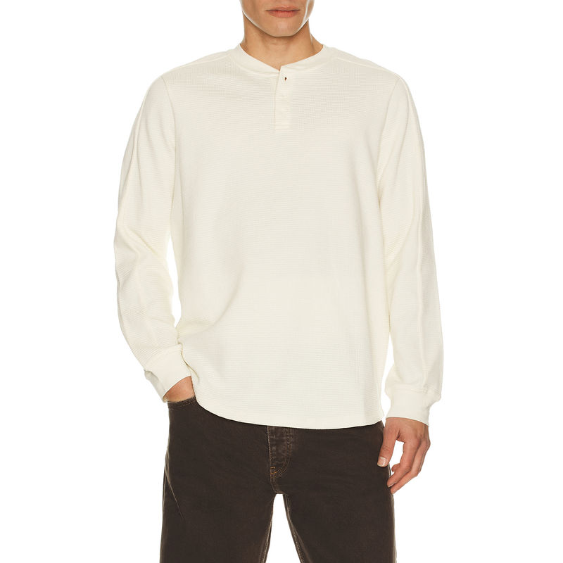 Barefoot Dreams Waffle Thermal Henley (M)