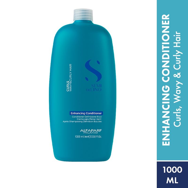 ALFAPARF MILANO Curly Hair Conditioner for Frizzy & Coarse Hair, Reduces Frizz, Sulfate Free