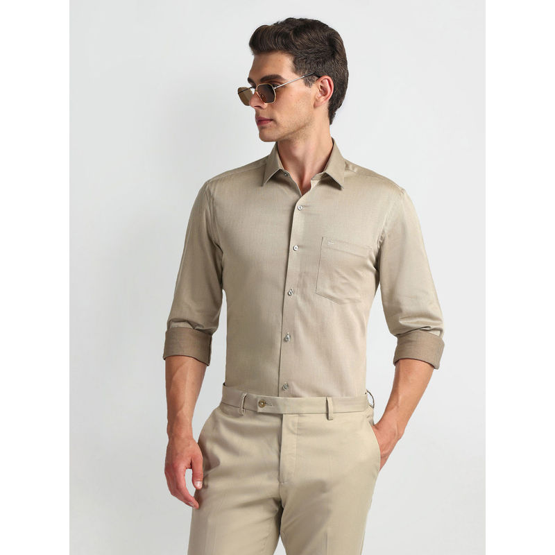 Arrow Solid Dobby Slim Formal Shirt (40)