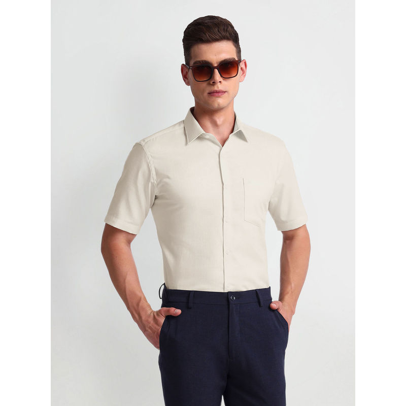 Arrow Pure Cotton Check Formal Shirt (39)