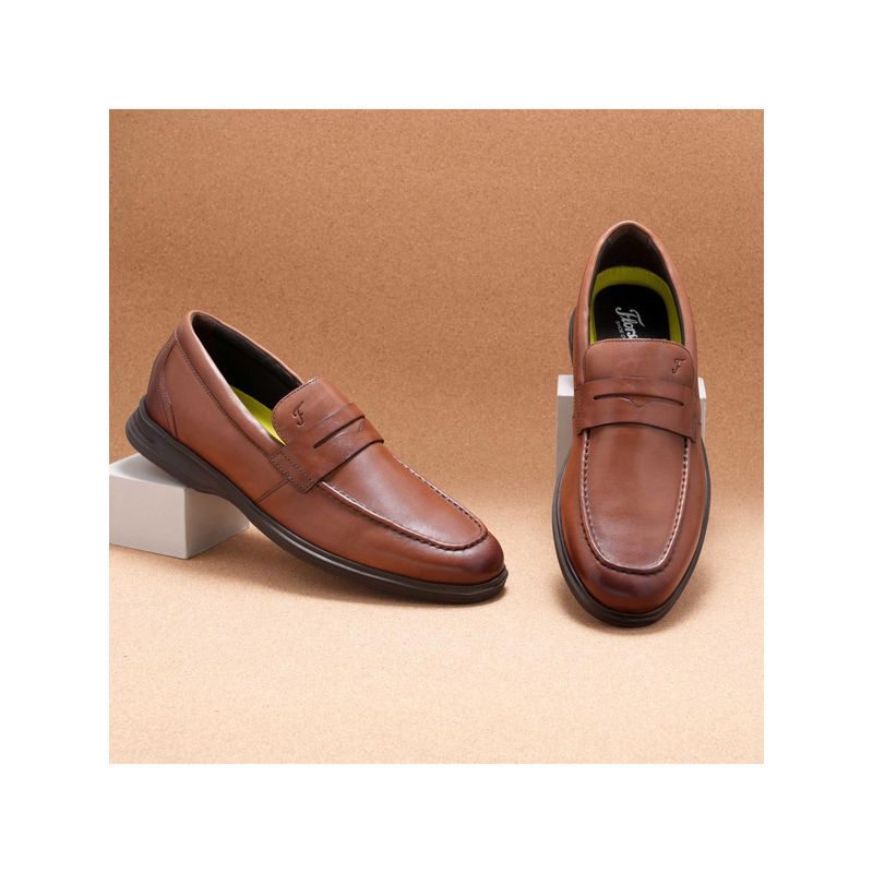 Florsheim The Kent Tan Men Penny Loafers (EURO 42)