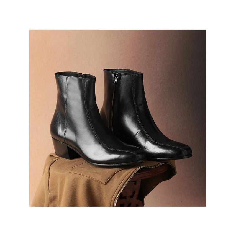 Florsheim The Mauro Black Men Cuban Casual Heel Boots (EURO 43)