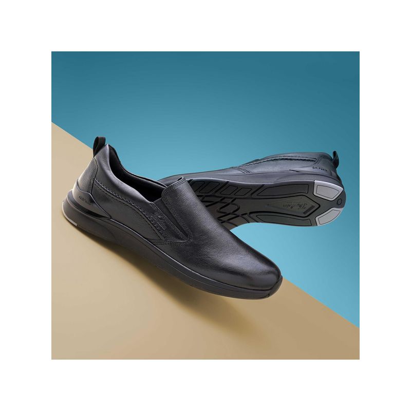 Florsheim The Beetle Black Men Plain Toe Slip-on Loafers (EURO 40)