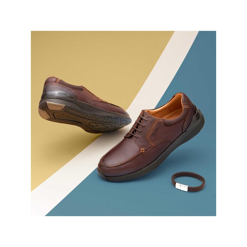 Florsheim The Jin Brown Men Moc toe Formal Derbies (EURO 43)