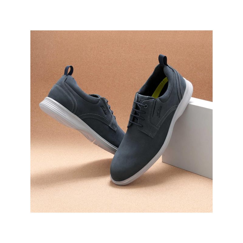 Florsheim The Marcos Navy Blue Men Nubuck Derbies (EURO 40)