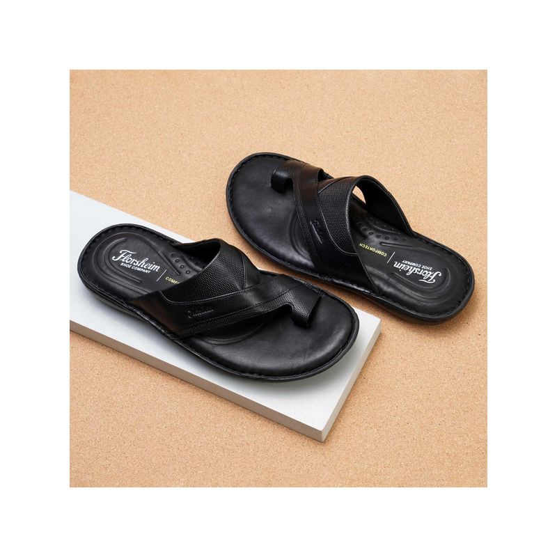 Florsheim The FLORISH Black Men Casual Sandals (EURO 44)