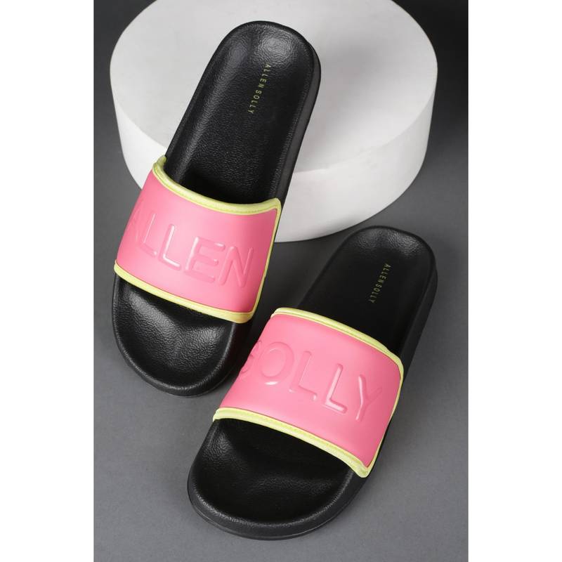 Allen Solly Women Pink Casual Sliders (UK 3)