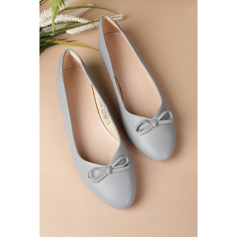 Allen Solly Women Grey Casual Ballerina (UK 6)